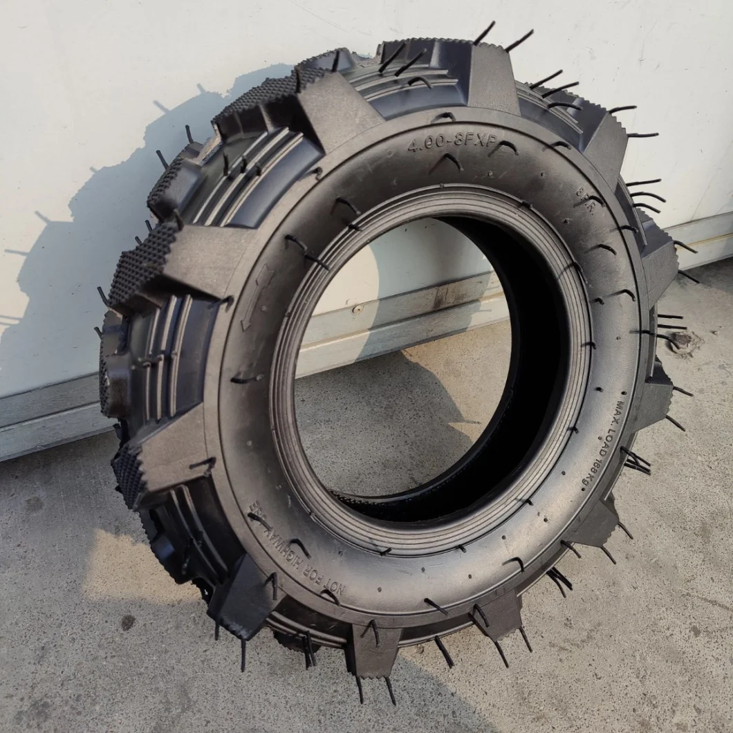 Pneumatic Agricultural Tyre 4.00-8 Rubber Wheel