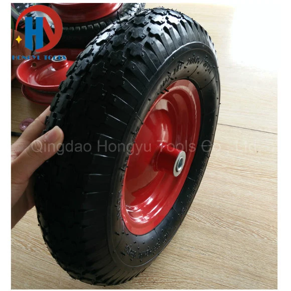 16" Rubber Wheel for Wheelbarrow Air Tyre