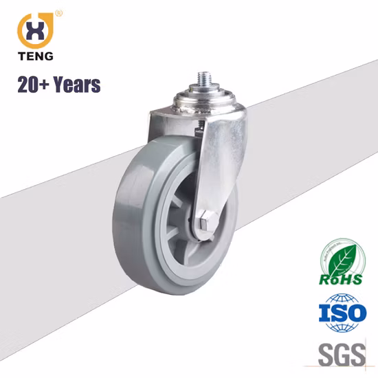 Rodízios giratórios industriais pesados ​​de 6